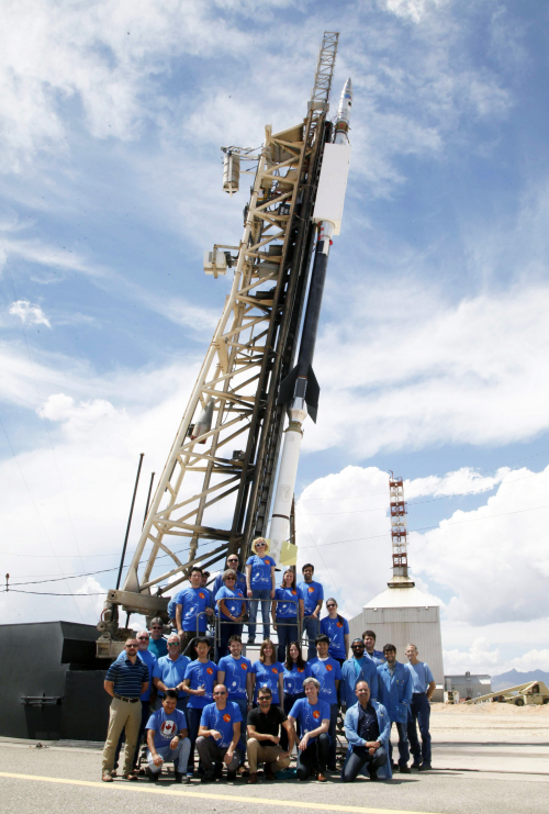 Group photo of FOXSI-3 team before the launch