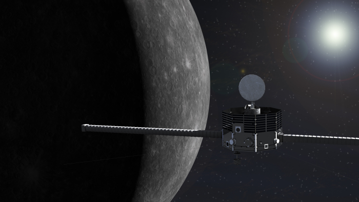 水星磁気圏探査機「みお」観測イメージ