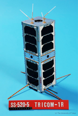 超小型衛星「たすき」（TRICOM-1R）