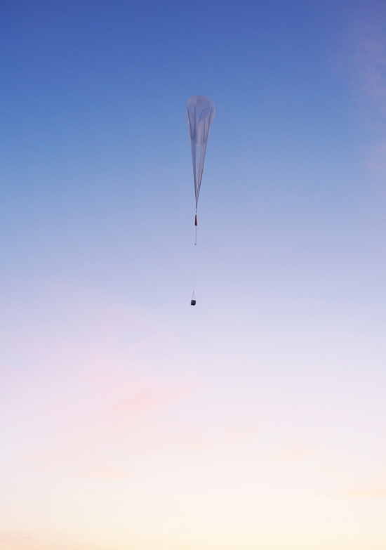 放球された大気球 B23-06号機