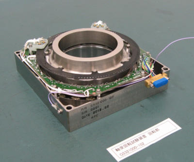 DCブラシレスモータを用いた回転駆動装置の写真