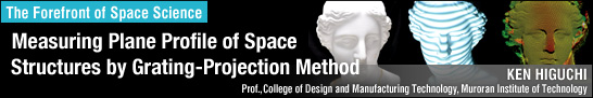 Measuring Plane Profile of Space Structures by Grating-Projection Method