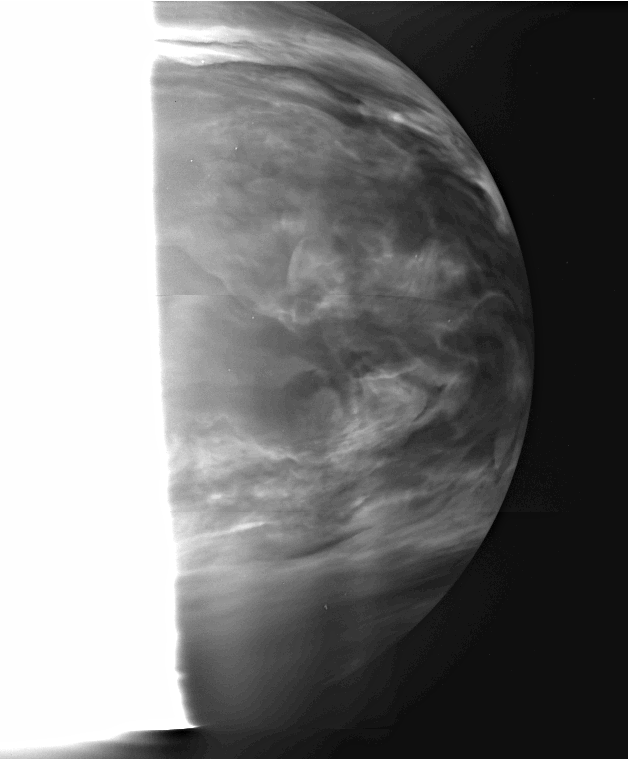 Density distribution of Venusian cloudsの写真