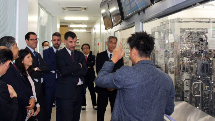 Photo: Dr. Baptiste and his delegation visit JAXA ESCuC