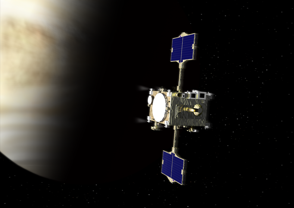 金星周回軌道投入（2015年）の想像図の写真