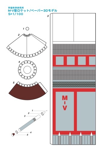 M-Vロケットの写真