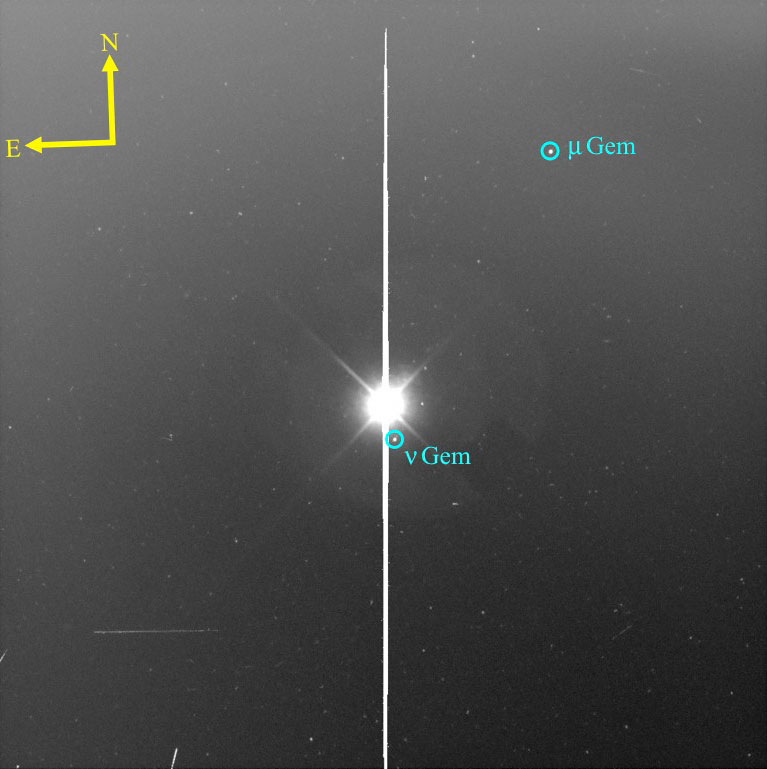 1500kmの距離から見たリュウグウ（１）の写真