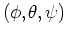 $(\phi, \theta, \psi)$