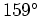 $159^\circ$
