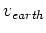 $v_{earth}$