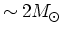 $\sim2 M_\odot$