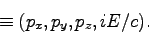 \begin{displaymath}
m \gamma (v_x, v_y, v_z, ic)
\end{displaymath}