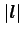$\vert\bm{l}\vert$