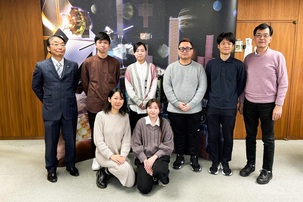 2024年度修了生と宇宙科学研究所 國中均所長（2025.3.31）