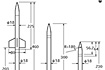 ペンシルロケット3種構造図