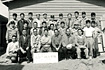420φモータ地上燃焼実験集合写真（道川/秋田ロケット実験場）