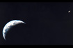 「のぞみ」が撮影した地球と月