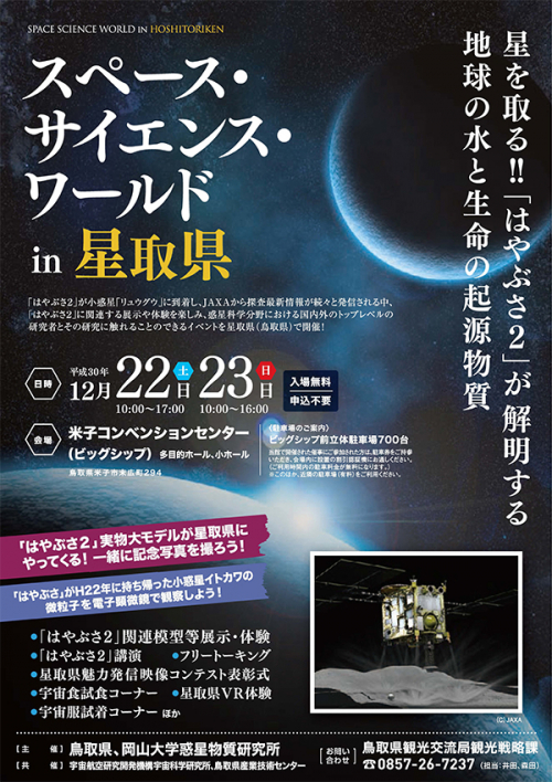 「スペース・サイエンス・ワールドin星取県」 ポスター