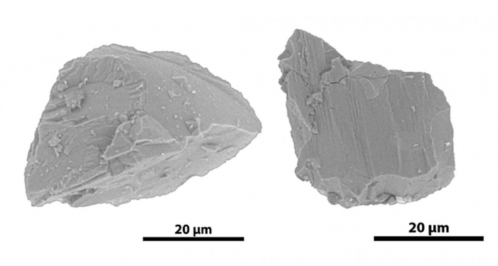 本研究で分析された、小惑星イトカワで採取された試料