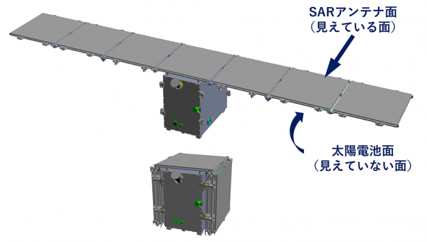 小型SAR衛星イメージ ©JAXA